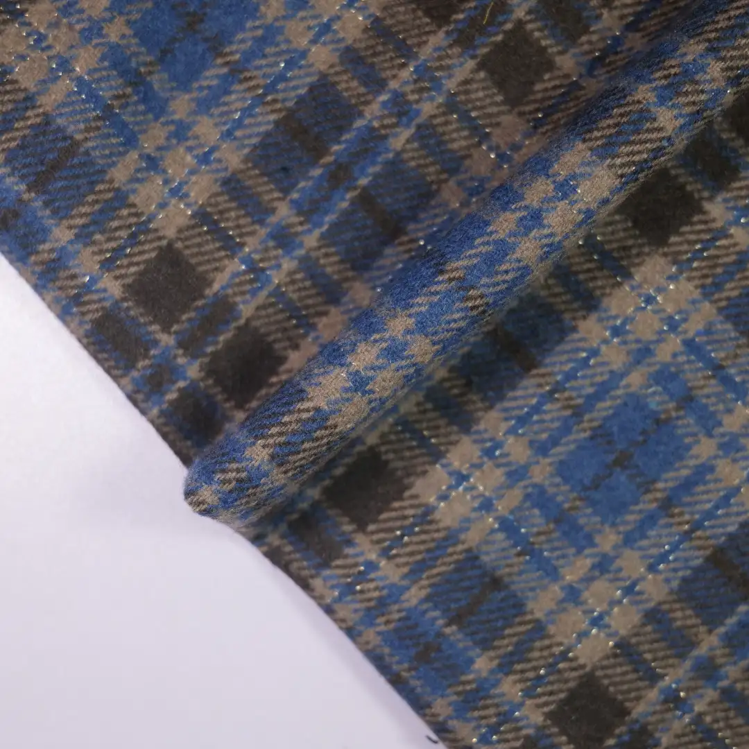 China Fabric for Jackets,Overcoat,Suit,Uniform Yarn Dyed Check Synthetic Woven Fabric Polyester navy color buy from China wholesaler bulk order at wholesale price free worldwide shipping Alibaba