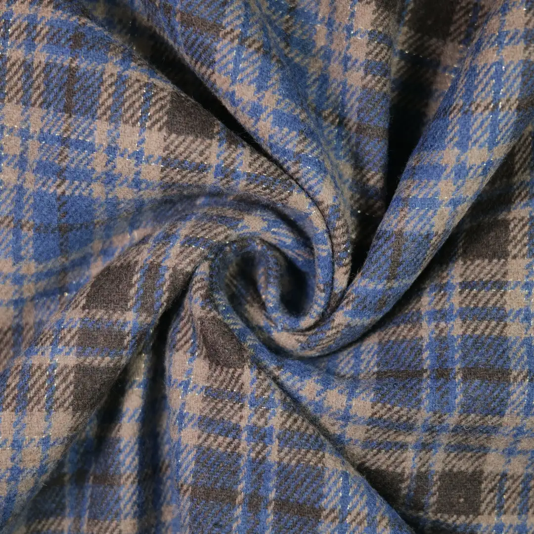 China Fabric for Jackets,Overcoat,Suit,Uniform Yarn Dyed Check Synthetic Woven Fabric Polyester navy color buy from China wholesaler bulk order at wholesale price free worldwide shipping Alibaba