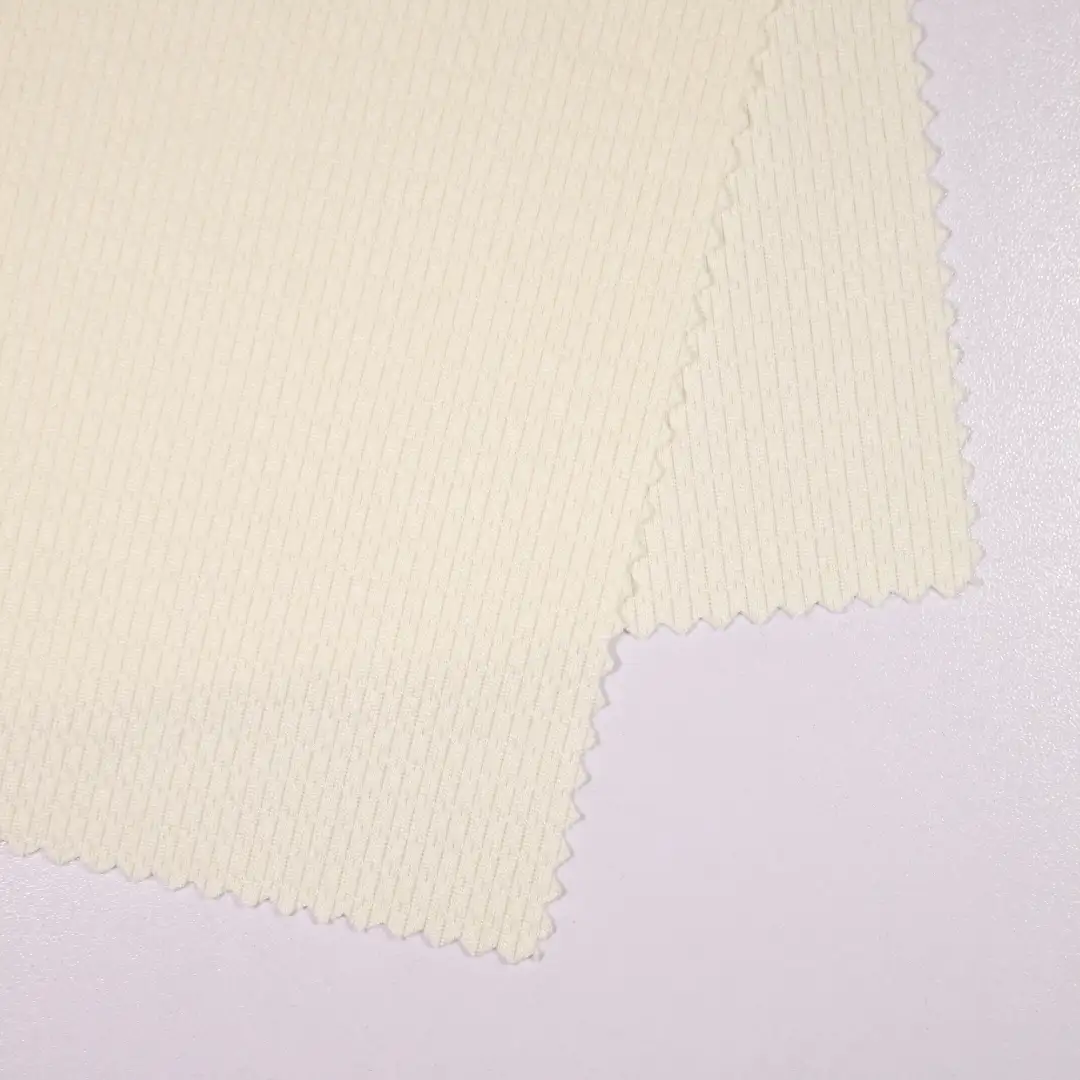 China Fabric for T-Shirt,Polo Shirt Jacquard Knit Fabric Polyester Spandex Beige color buy from China wholesaler bulk order at wholesale price free worldwide shipping Alibaba