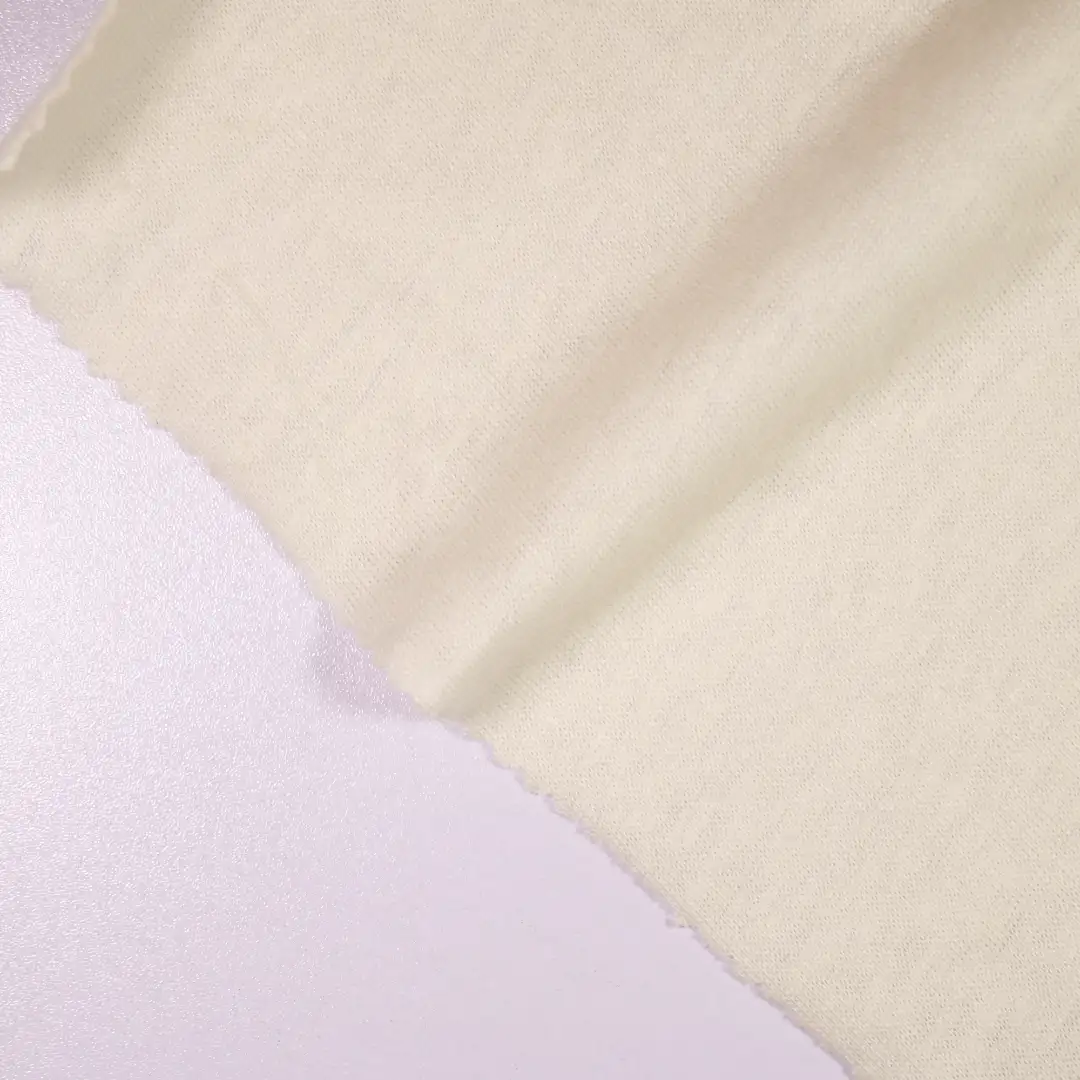 China Fabric for Blouse Hacci Knit Fabric Cotton Linen Beige color buy from China wholesaler bulk order at wholesale price free worldwide shipping Alibaba