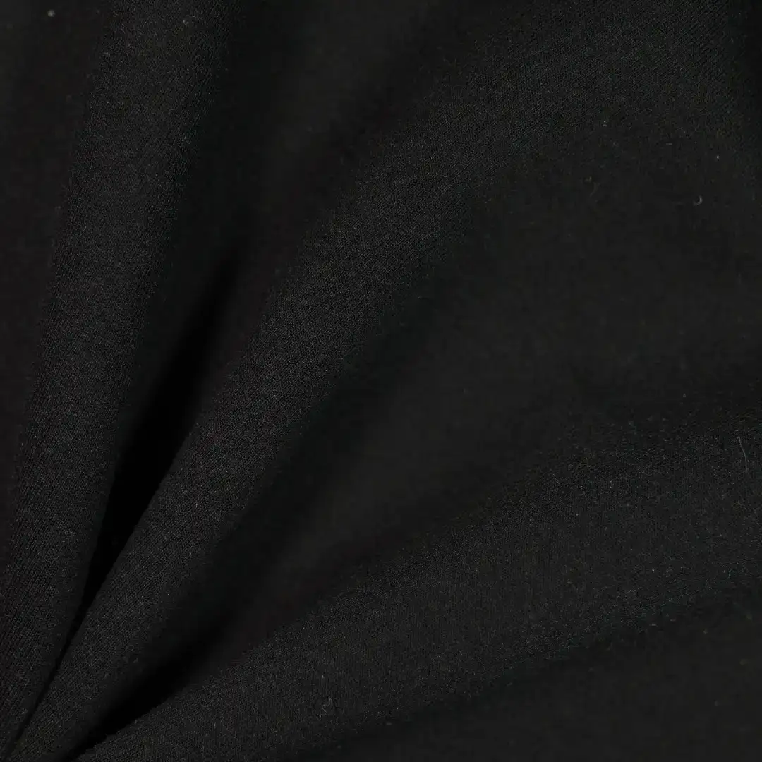 China Fabric for Hoodie,Sweatshirt,Flare Leggings Rib Knit Fabric Polyester Rayon Spandex BLACK color buy from China wholesaler bulk order at wholesale price free worldwide shipping Alibaba