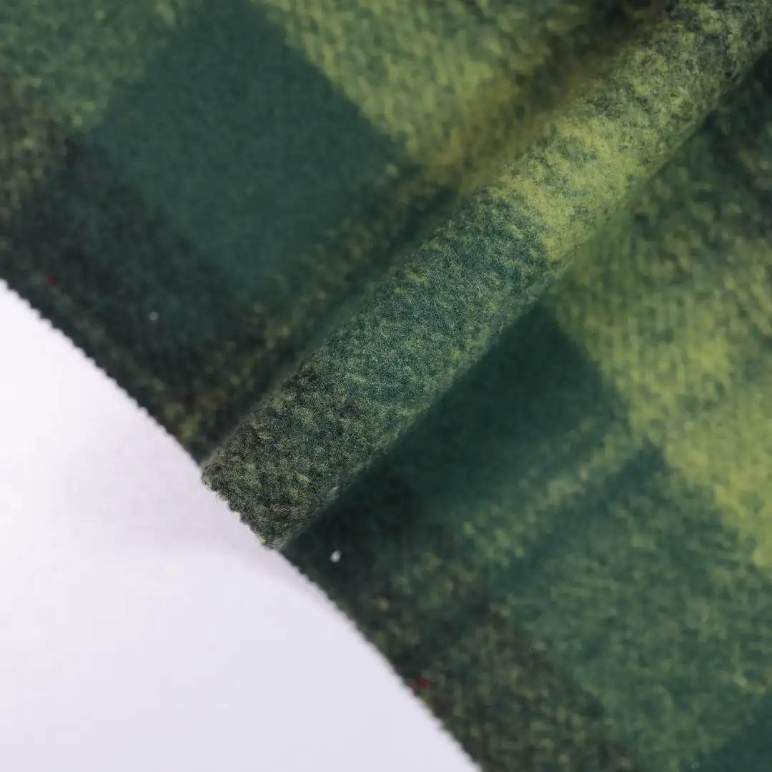 China Fabric for Jackets,Overcoat,Open Waistcoat Melton Woolen Polyester green color buy from China wholesaler bulk order at wholesale price free worldwide shipping Alibaba