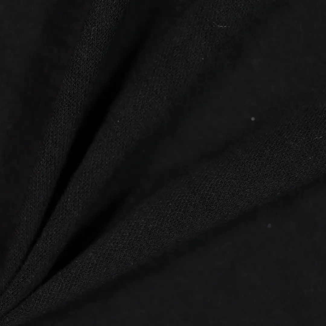 China Fabric for T-Shirt,Skirt,Hoodie Rib Knit Fabric Polyester Rayon Spandex black color buy from China wholesaler bulk order at wholesale price free worldwide shipping Alibaba