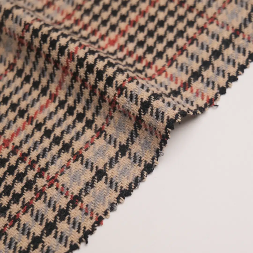 China Fabric for Overcoat Woolen Tweed Woolen Chemical Fiber yarn-dyed color buy from China wholesaler bulk order at wholesale price free worldwide shipping Alibaba