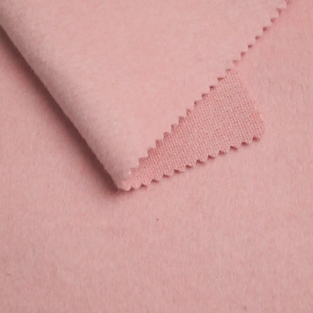 China Fabric for Overcoat Woolen Overcoat Woolen Wool Polyester pink color buy from China wholesaler bulk order at wholesale price free worldwide shipping Alibaba