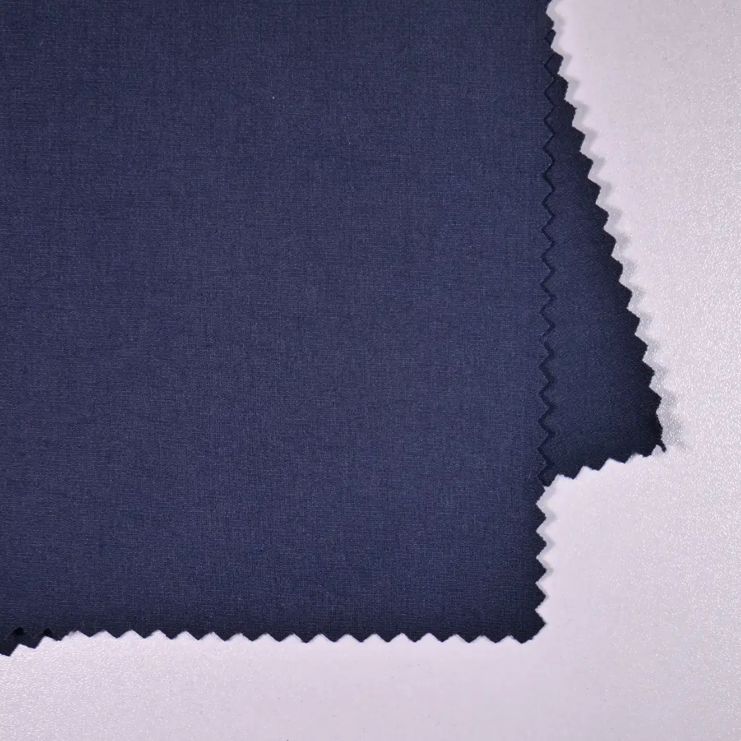 China Fabric for Suit Trouser,Uniform,Over Shirt Polyester Mountaineering Fabric Synthetic Woven Fabric Nylon Spandex Dark blue color buy from China wholesaler bulk order at wholesale price free worldwide shipping Alibaba