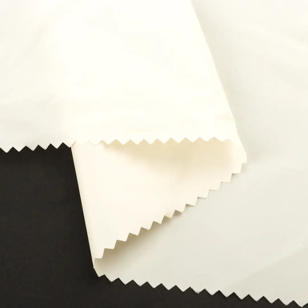 China Fabric for Jackets,Down Jacket,Bomber jacket Nylon Taffeta Synthetic Woven Fabric Nylon cream color buy from China wholesaler bulk order at wholesale price free worldwide shipping Alibaba