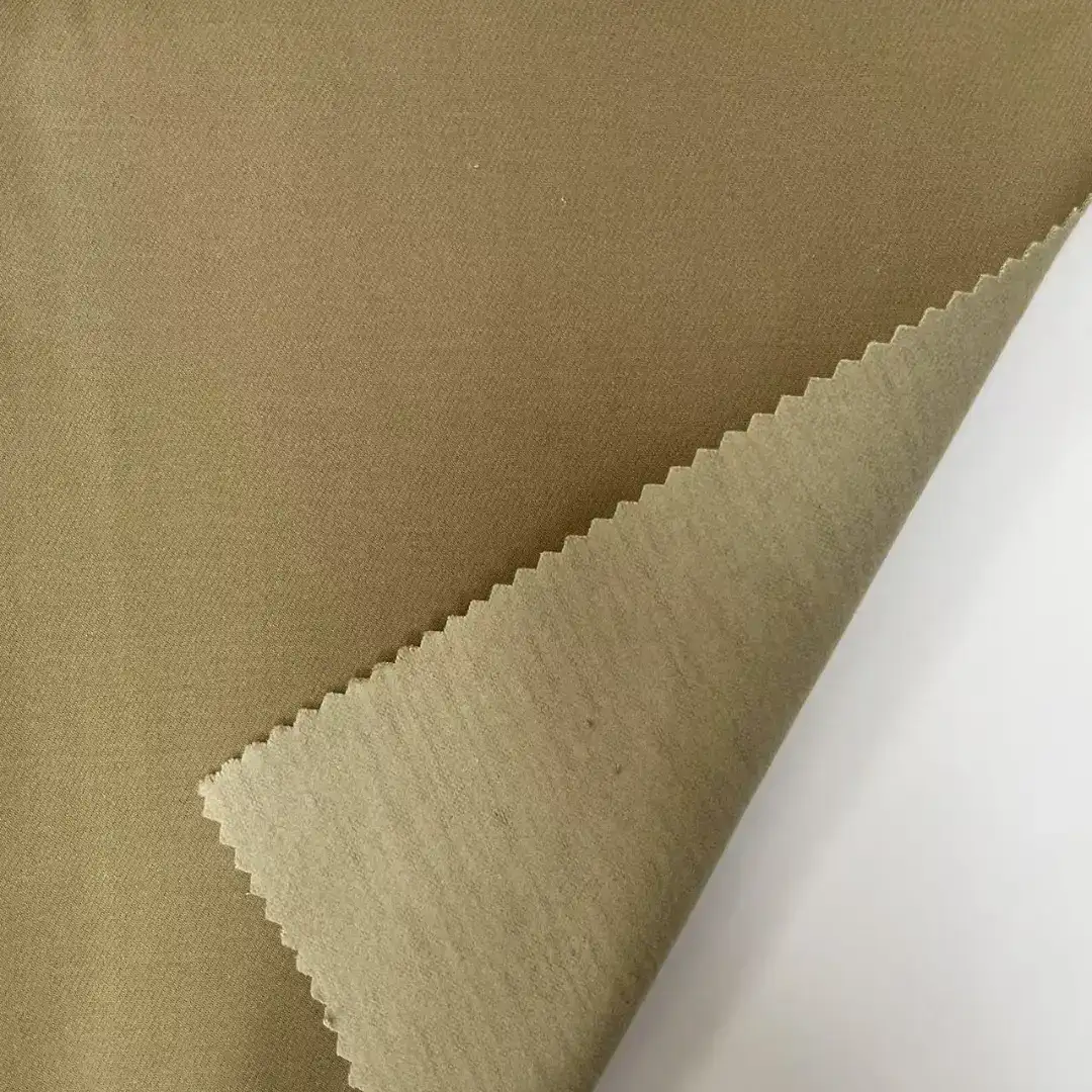 China Fabric for Pants,Padded Jacket Cotton/Rayon Twill Woven Blended Fabric Rayon Cotton Elastane BEIGE color buy from China wholesaler bulk order at wholesale price free worldwide shipping Alibaba