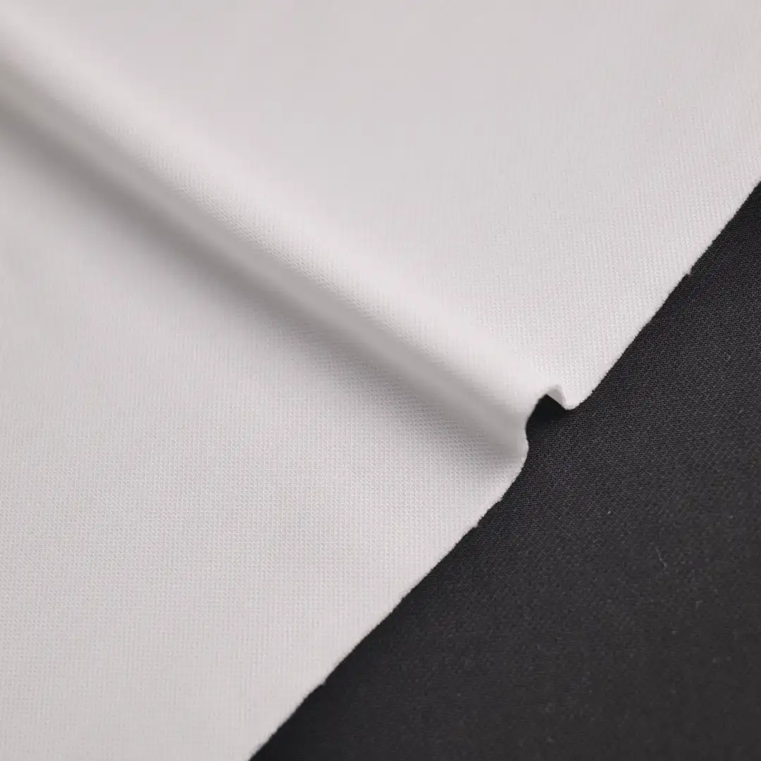 China Fabric for T-Shirt,Polo Shirt,Pajamas Pique Knit Fabric Poly Lactic Acid（PLA) Spandex White color buy from China wholesaler bulk order at wholesale price free worldwide shipping Alibaba