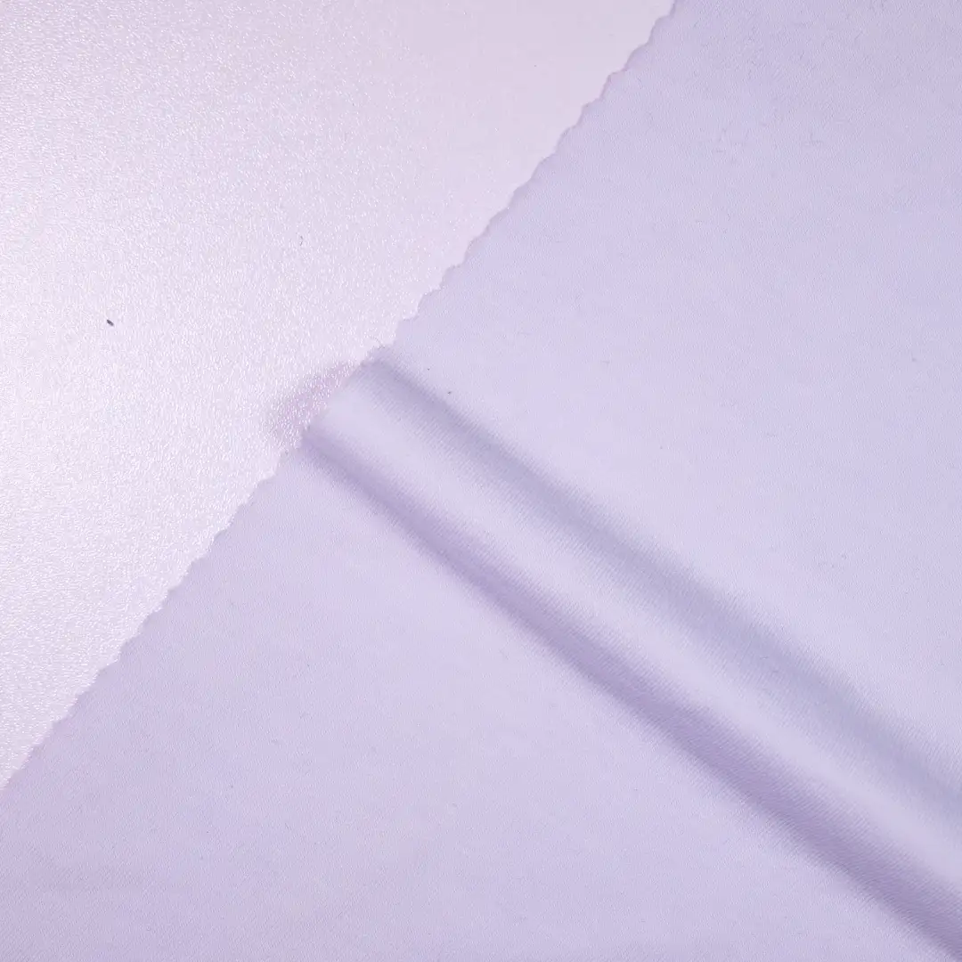 China Fabric for T-Shirt,Yoga Pants Single Jersey Knit Fabric Poly Lactic Acid（PLA) Cotton Spandex Lavender color buy from China wholesaler bulk order at wholesale price free worldwide shipping Alibaba