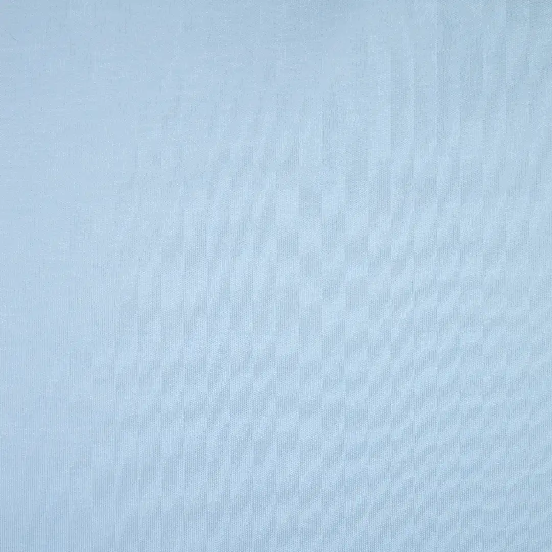 China Fabric for T-Shirt,Polo Shirt,Shorts,Jogger Single Jersey Knit Fabric Cotton Poly Lactic Acid（PLA) Modal Blue color buy from China wholesaler bulk order at wholesale price free worldwide shipping Alibaba