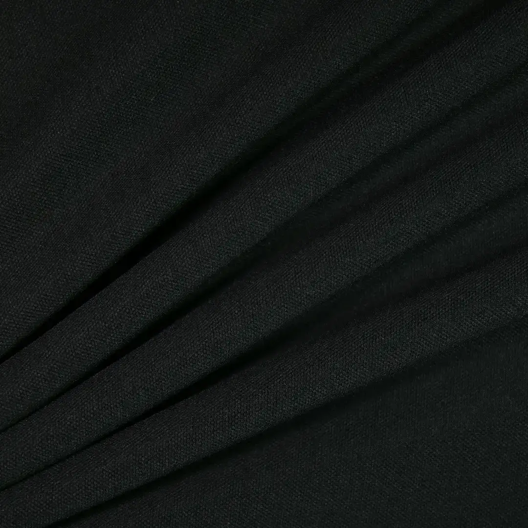 China Fabric for Pants,Loungewear,Tracksuits Pique Knit Fabric Poly Lactic Acid（PLA) Polyester Spandex Black color buy from China wholesaler bulk order at wholesale price free worldwide shipping Alibaba