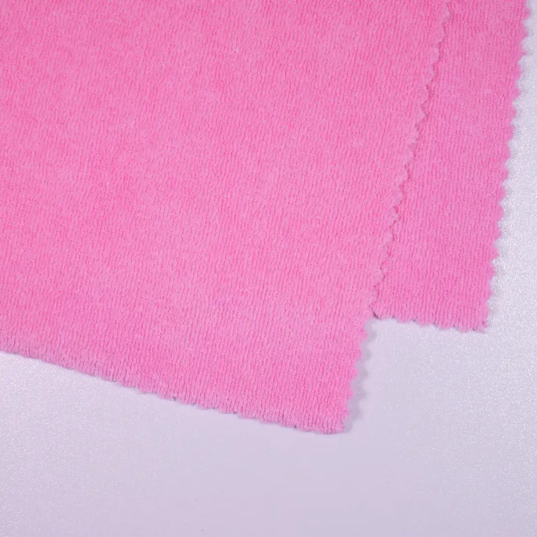 China Fabric for Hoodie,Loungewear,Sweatshirt French Terry Knit Fabric Cotton Polyester pink color buy from China wholesaler bulk order at wholesale price free worldwide shipping Alibaba