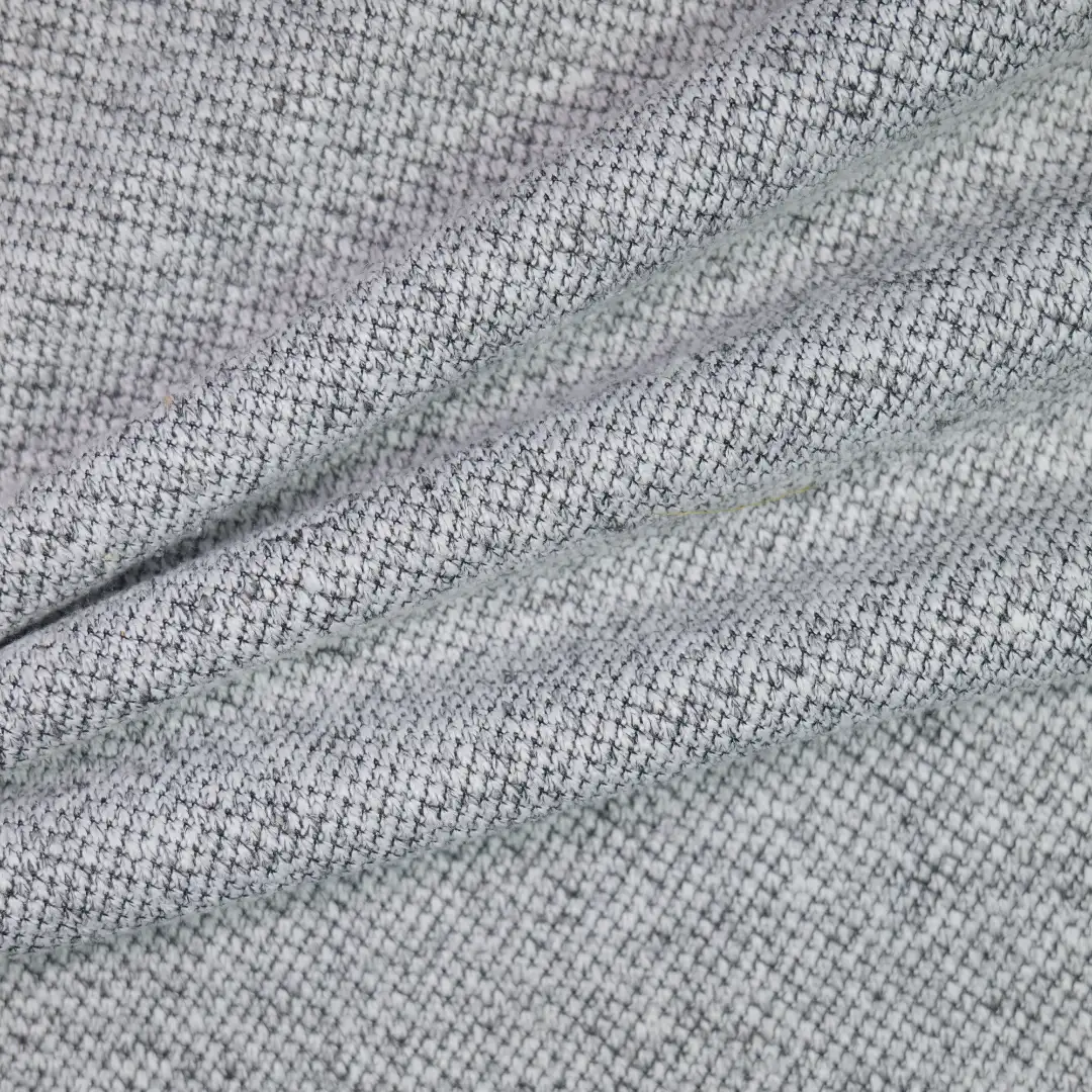 China Fabric for Jackets,Trench Coat,Overcoat,Open Waistcoat Hacci Knit Fabric Polyester grey color buy from China wholesaler bulk order at wholesale price free worldwide shipping Alibaba
