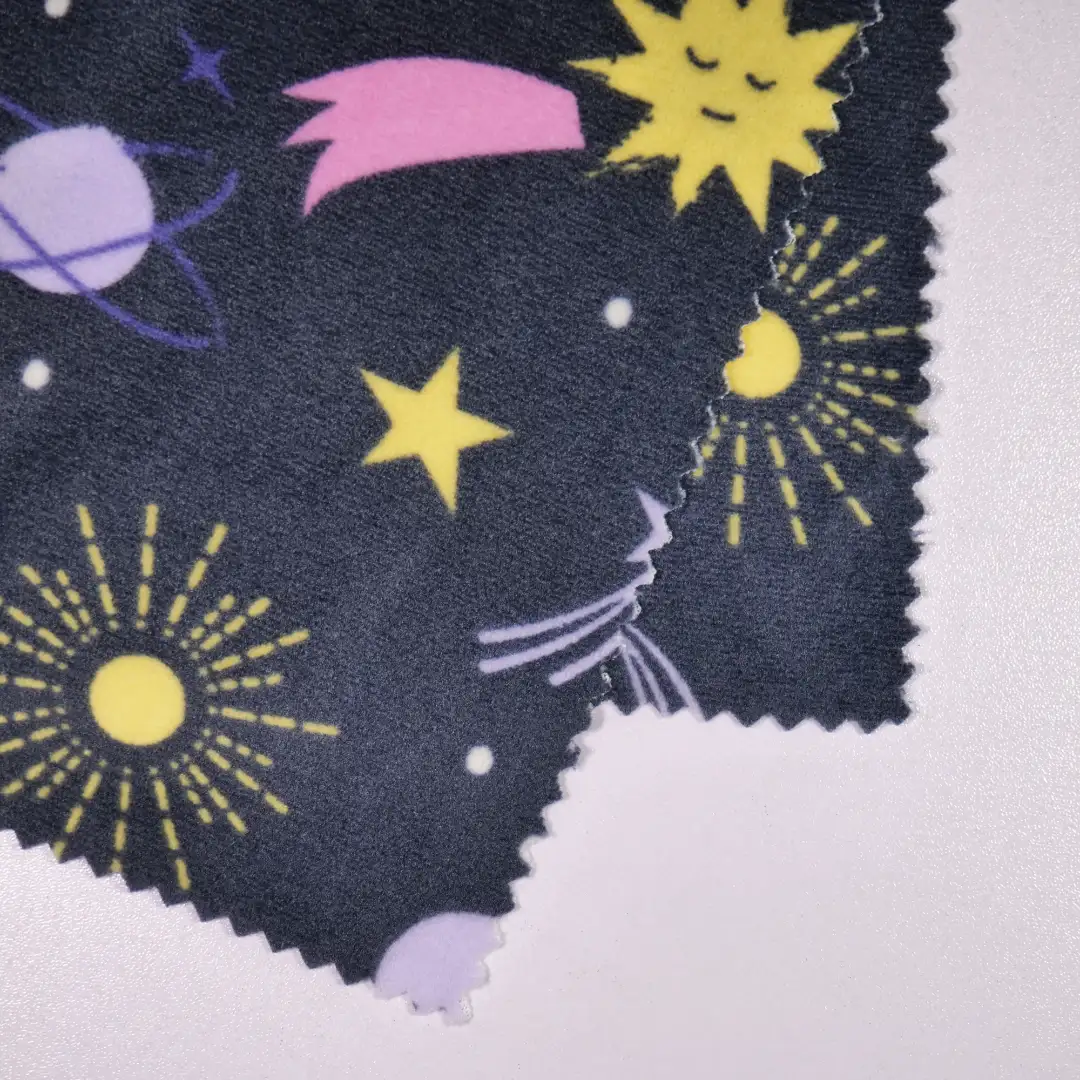 China Fabric for Hoodie  ,Loungewear,Sweatshirt Velvet Knit Fabric Polyester Printing color buy from China wholesaler bulk order at wholesale price free worldwide shipping Alibaba