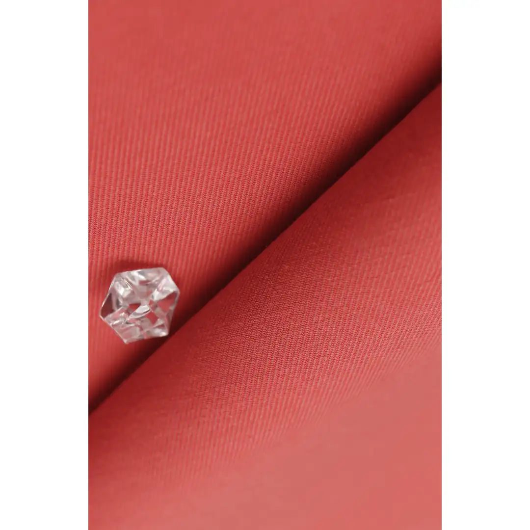 China Fabric for Blouse,Uniform,Shirt Long Sleeve Button ,Shirt Half Sleeve Button ,Over Shirt Cotton Twill Natural Woven Fabric Tencel Cotton RED color buy from China wholesaler bulk order at wholesale price free worldwide shipping Alibaba