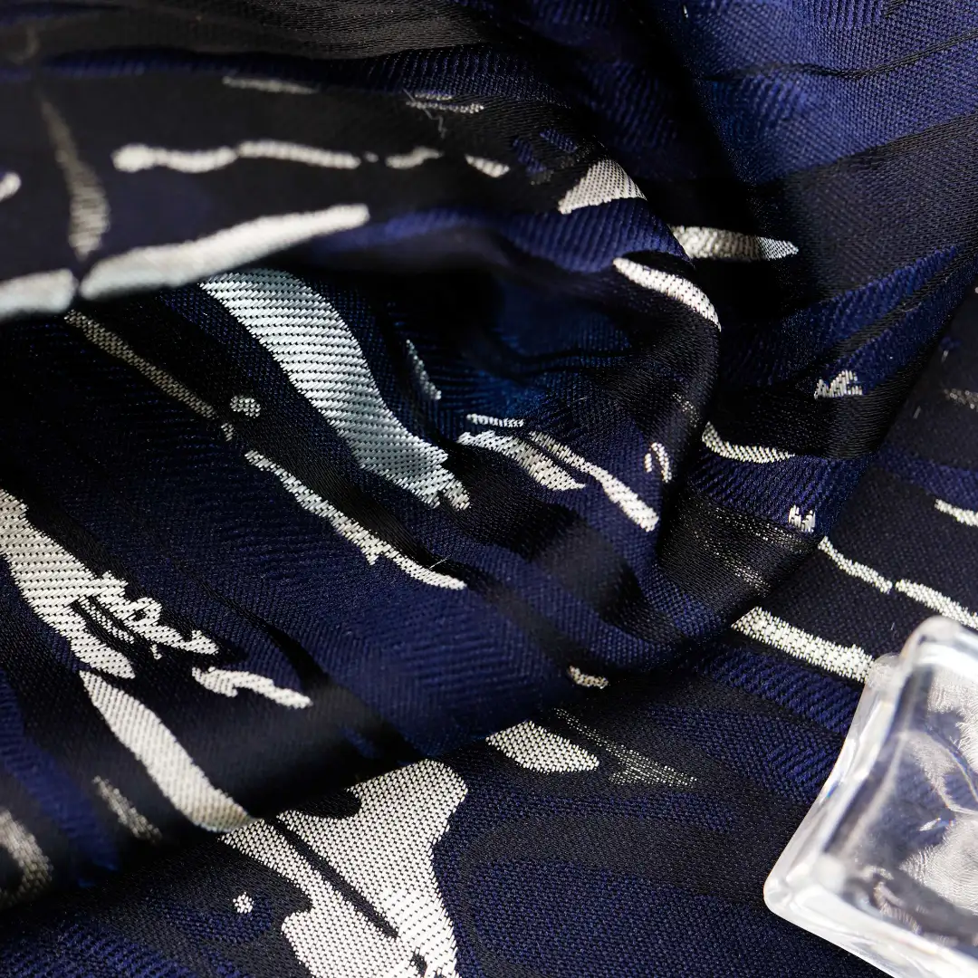 China Fabric for Blouse,Crop Top,Over Shirt Polyester Jacquard Synthetic Woven Fabric Polyester jacquard color buy from China wholesaler bulk order at wholesale price free worldwide shipping Alibaba