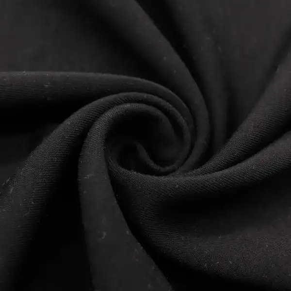 China Fabric for Jackets,Hoodie,Sweatshirt Scuba Knit Fabric Polyester Spandex black color buy from China wholesaler bulk order at wholesale price free worldwide shipping Alibaba
