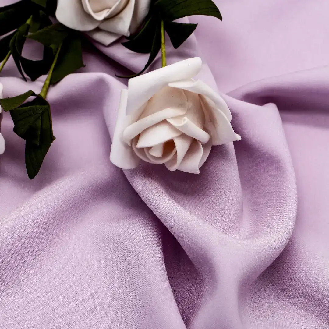 China Fabric for Blouse Cotton Twill Natural Woven Fabric Acetate Polyester purple color buy from China wholesaler bulk order at wholesale price free worldwide shipping Alibaba