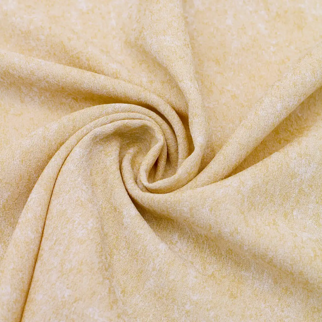 China Fabric for Blouse,Skirt Cotton Plain Natural Woven Fabric Polyester YELLOW color buy from China wholesaler bulk order at wholesale price free worldwide shipping Alibaba