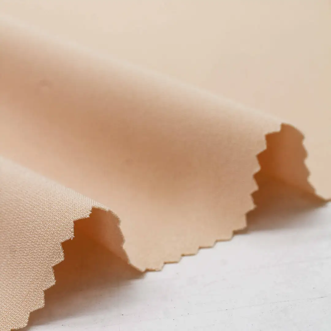 China Fabric for Blouse,Skirt Cotton four-way stretch fabric Natural Woven Fabric Polyester Khaki color buy from China wholesaler bulk order at wholesale price free worldwide shipping Alibaba