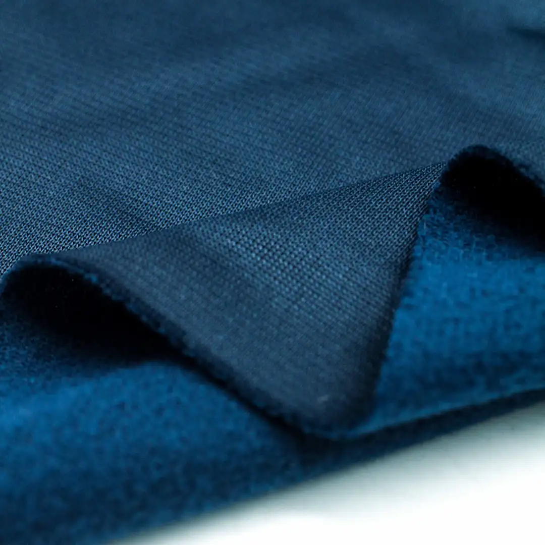 China Fabric for Jackets,Sweatshirt Tricot Brush Knit Fabric Polyester blue color buy from China wholesaler bulk order at wholesale price free worldwide shipping Alibaba