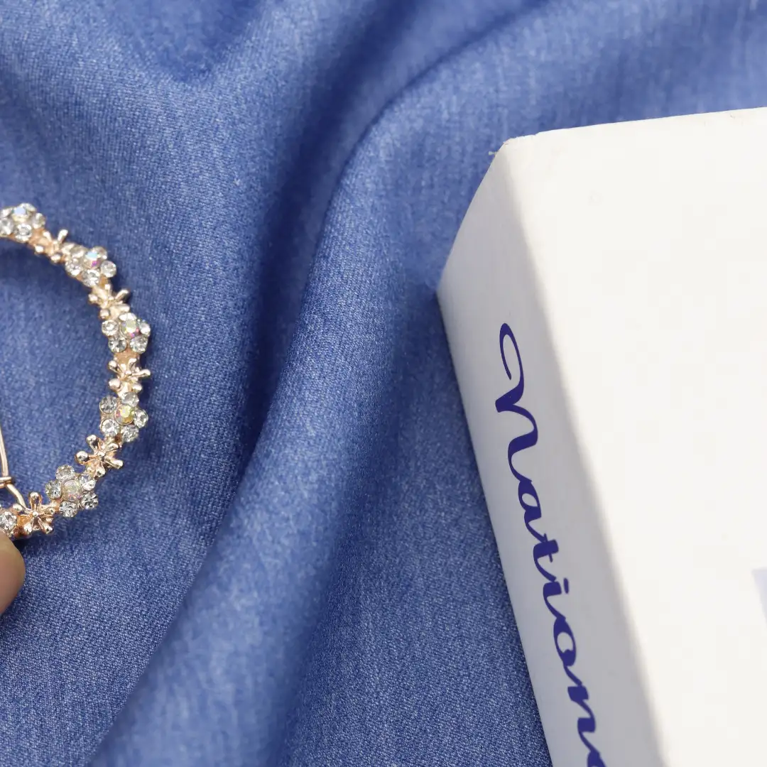 China Fabric for Over Shirt Knit Denim Look Woven Blended Fabric Polyester Rayon Spandex blue color buy from China wholesaler bulk order at wholesale price free worldwide shipping Alibaba