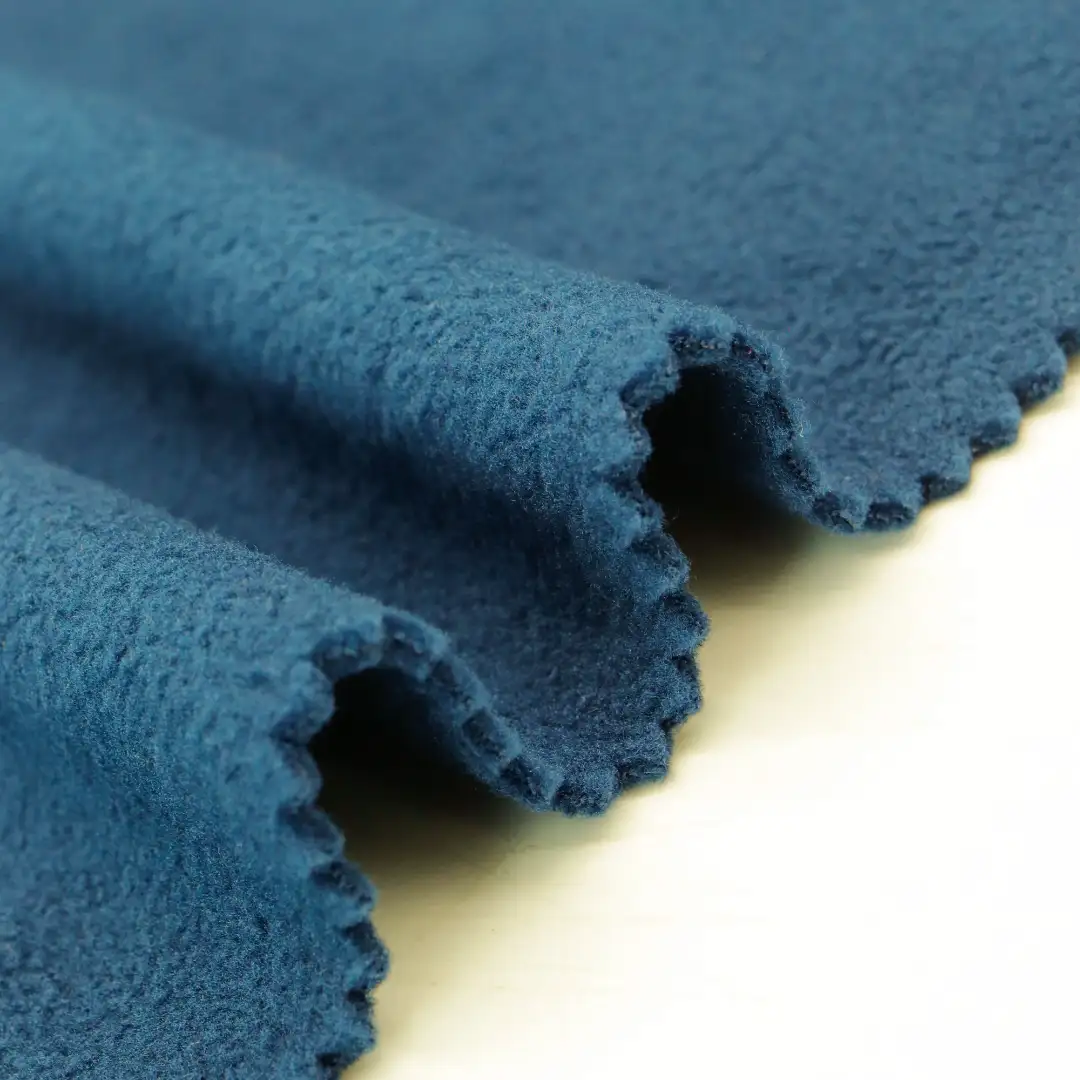 China Fabric for Jackets Polar Fleece Knit Fabric Polyester bean-green color buy from China wholesaler bulk order at wholesale price free worldwide shipping Alibaba