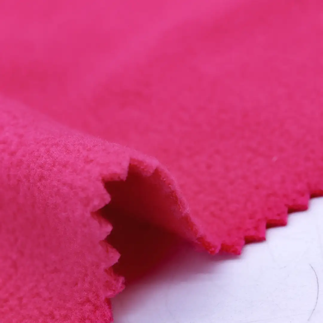 China Fabric for Jackets,Hoodie Polar Fleece Knit Fabric Polyester rose-red color buy from China wholesaler bulk order at wholesale price free worldwide shipping Alibaba