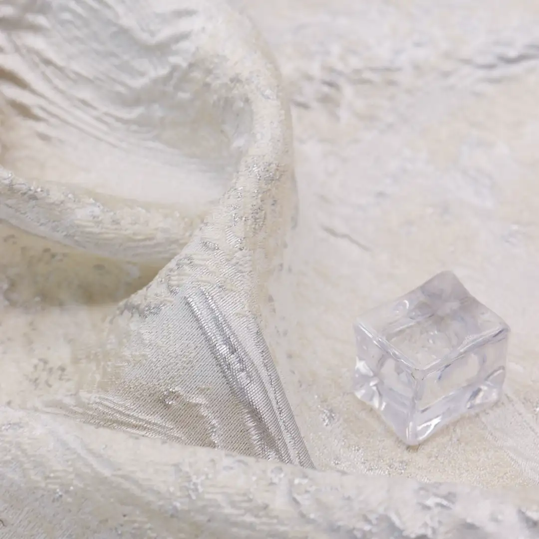 China Fabric for Blouse,Crop Top Jacquard Natural Woven Fabric Polyester Lurex Nylon jacquard color buy from China wholesaler bulk order at wholesale price free worldwide shipping Alibaba