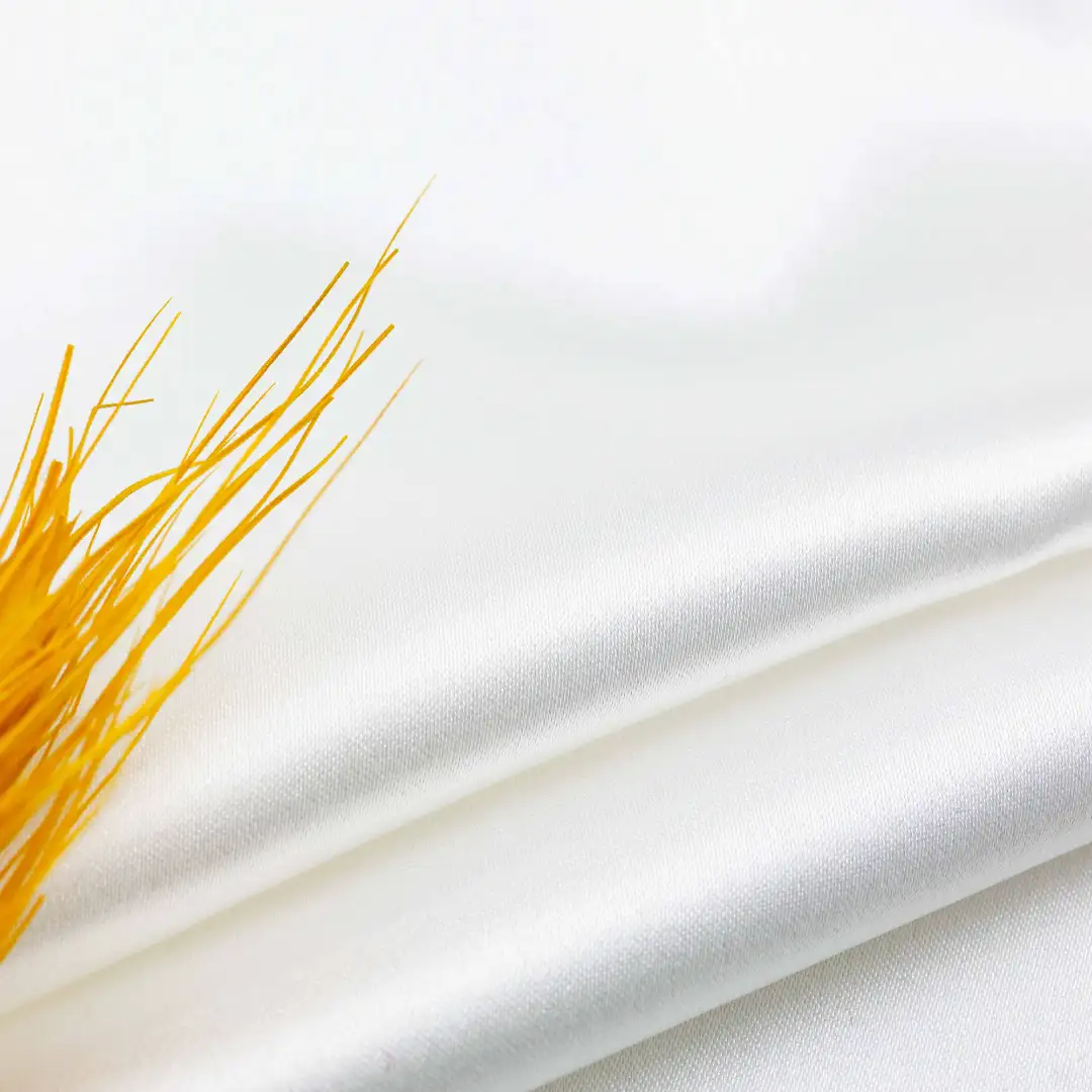 China Fabric for Shirt,Pajamas Satin Synthetic Woven Fabric Polyester Spandex white color buy from China wholesaler bulk order at wholesale price free worldwide shipping Alibaba