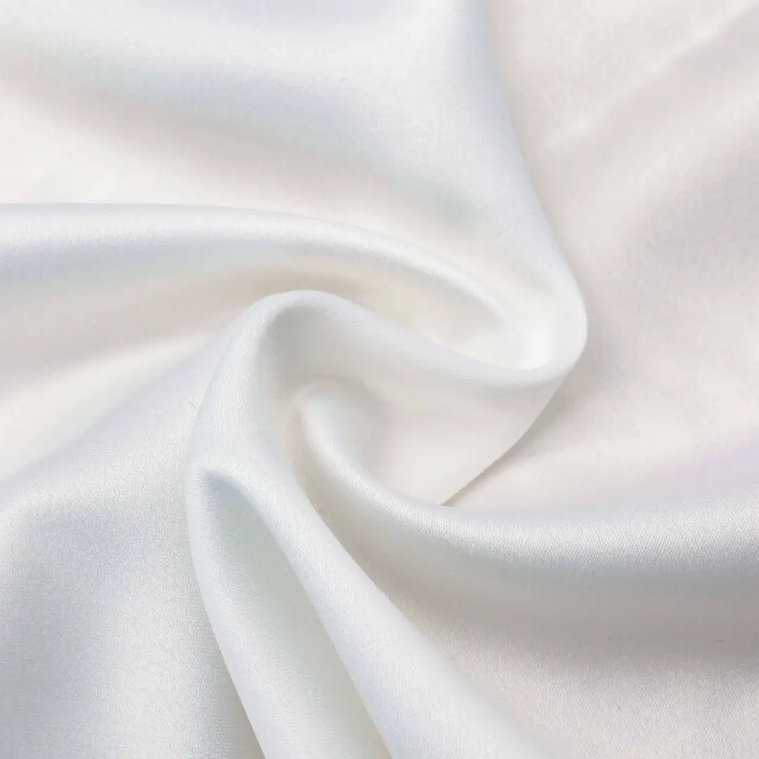 China Fabric for Shirt,Blouse,Pajamas Satin Synthetic Woven Fabric Spandex Polyester white color buy from China wholesaler bulk order at wholesale price free worldwide shipping Alibaba