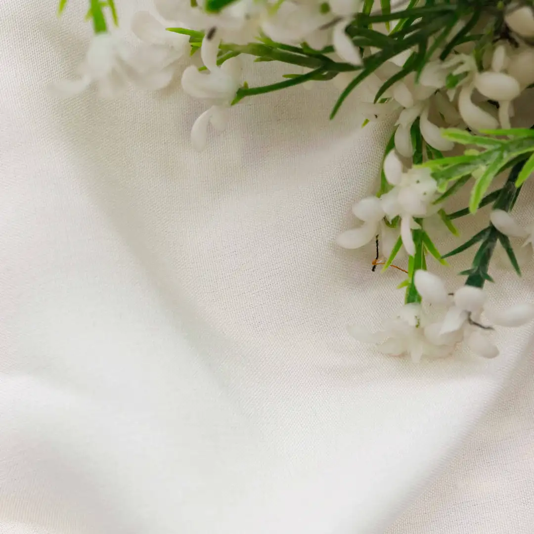 China Fabric for Blouse,Skirt Chiffon Synthetic Woven Fabric Polyester Spandex white color buy from China wholesaler bulk order at wholesale price free worldwide shipping Alibaba