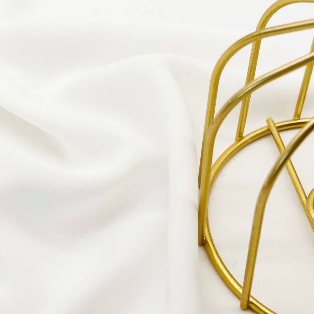 China Fabric for Blouse,Skirt Chiffon Synthetic Woven Fabric Polyester white color buy from China wholesaler bulk order at wholesale price free worldwide shipping Alibaba