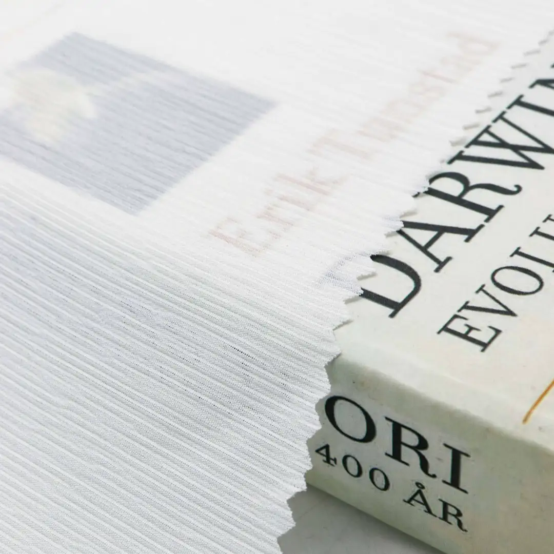 China Fabric for Shirt,Blouse,Skirt Chiffon Synthetic Woven Fabric Polyester white color buy from China wholesaler bulk order at wholesale price free worldwide shipping Alibaba