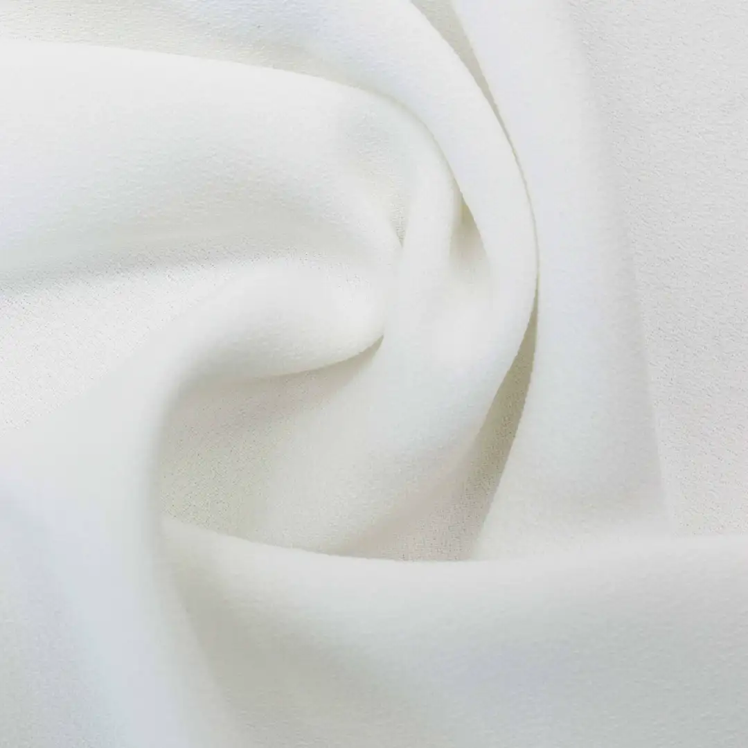 China Fabric for Shirt,Blouse,Skirt Chiffon Synthetic Woven Fabric Polyester white color buy from China wholesaler bulk order at wholesale price free worldwide shipping Alibaba