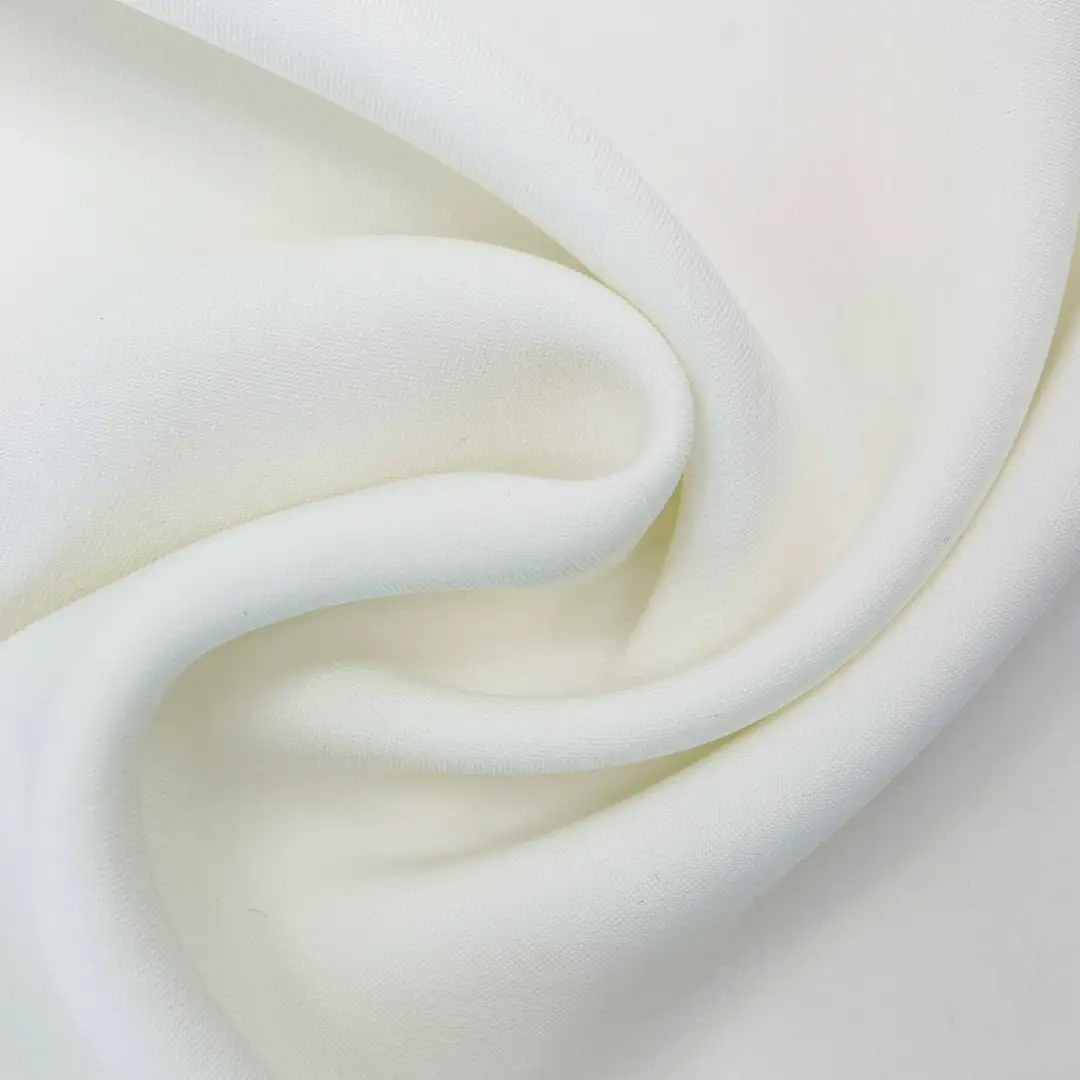 China Fabric for Shirt,Blouse,Skirt Chiffon Synthetic Woven Fabric Polyester Spandex white color buy from China wholesaler bulk order at wholesale price free worldwide shipping Alibaba