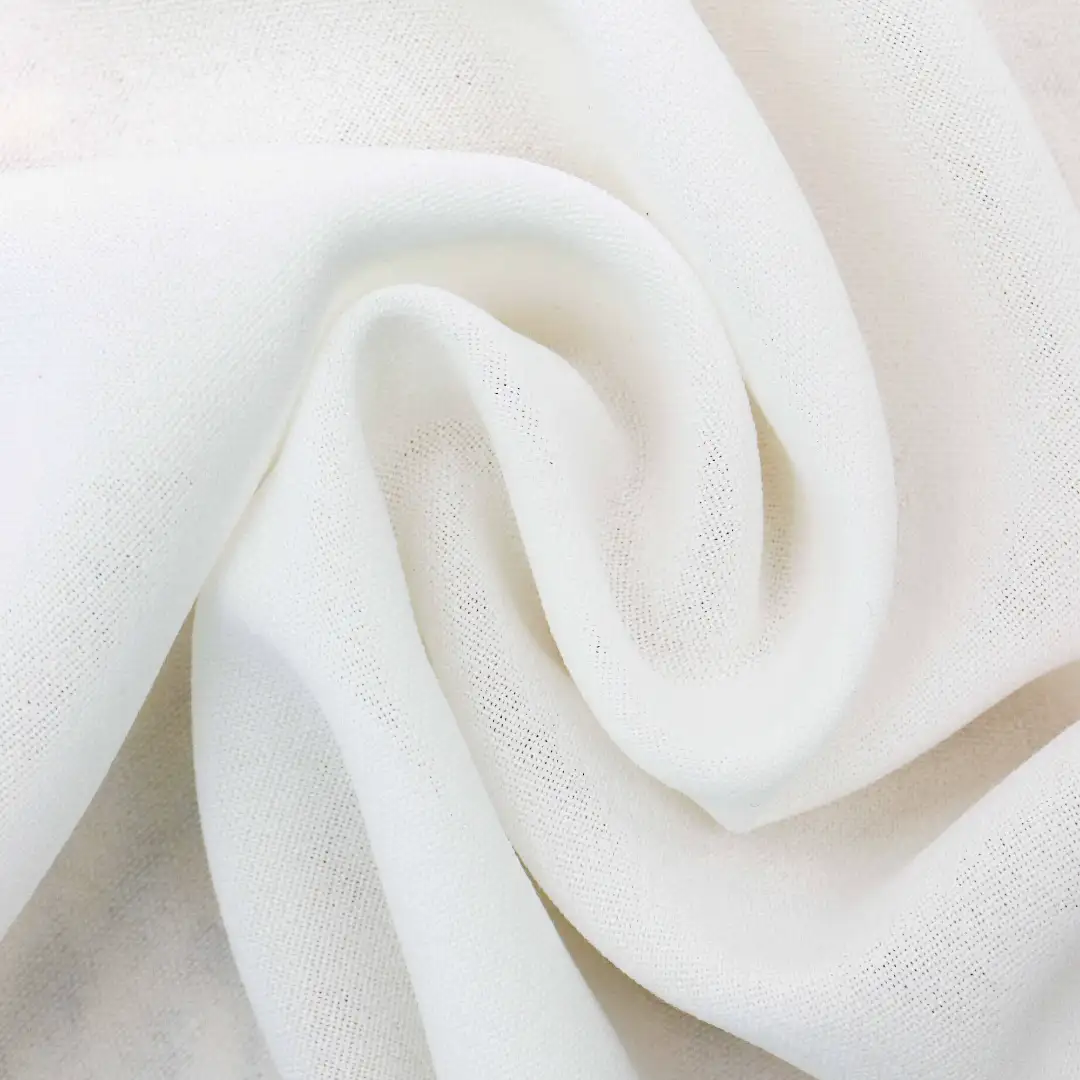 China Fabric for Shirt,Blouse,Skirt Chiffon Synthetic Woven Fabric Poly white color buy from China wholesaler bulk order at wholesale price free worldwide shipping Alibaba