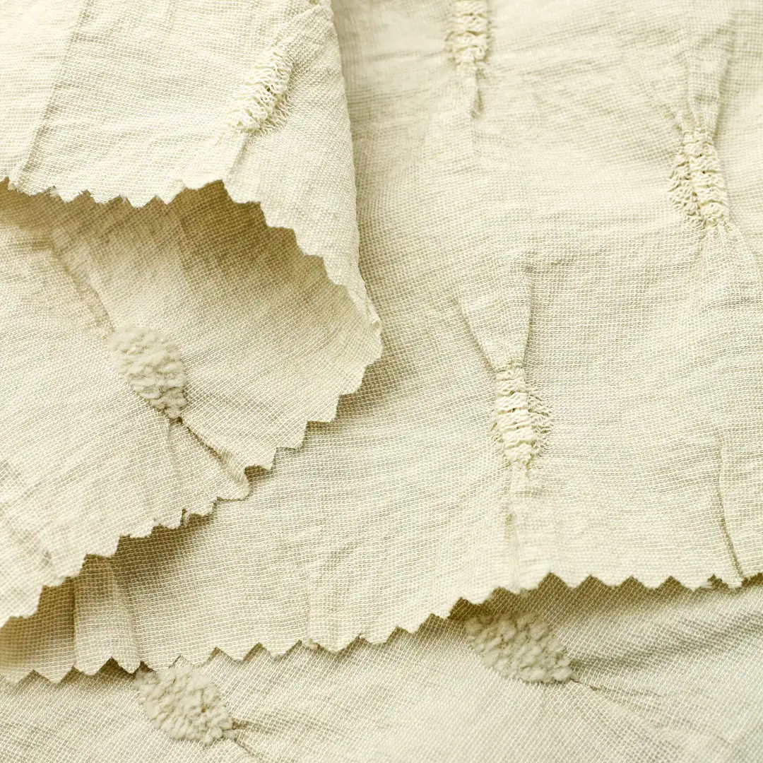 China Fabric for Blouse,Crop Top Schiffli Synthetic Woven Fabric Polyester Spandex army green color buy from China wholesaler bulk order at wholesale price free worldwide shipping Alibaba