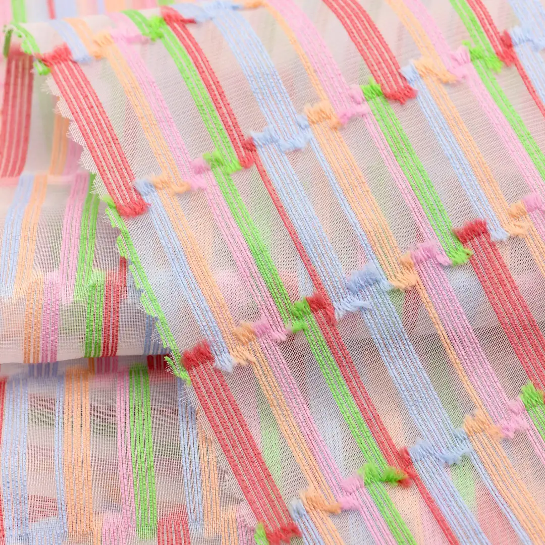 China Fabric for Blouse,Skirt Schiffli Synthetic Woven Fabric Cotton Nylon Silk Colorful color buy from China wholesaler bulk order at wholesale price free worldwide shipping Alibaba