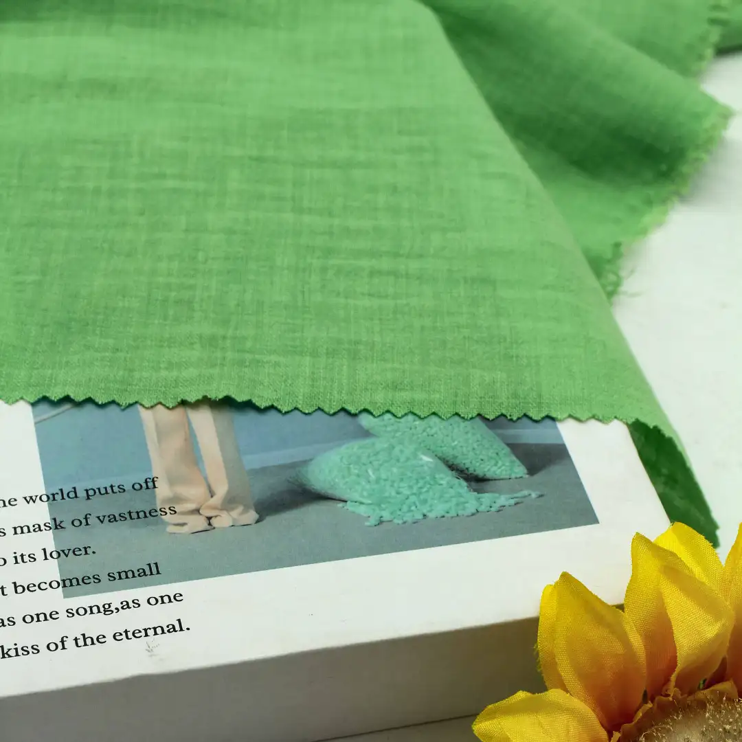 China Fabric for Shirt,Blouse,Skirt Polyester Crepe Synthetic Woven Fabric Polyester green color buy from China wholesaler bulk order at wholesale price free worldwide shipping Alibaba