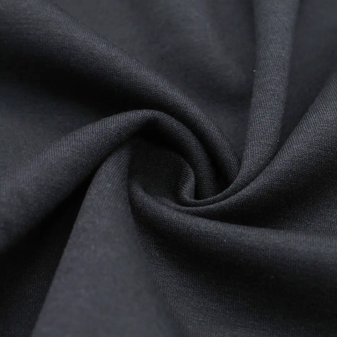 China Fabric for Jackets,Hoodie  ,Sweatshirt Scuba Knit Fabric Polyester Rayon Spandex black color buy from China wholesaler bulk order at wholesale price free worldwide shipping Alibaba