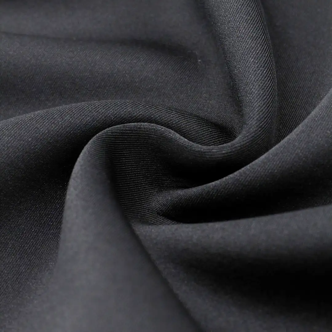 China Fabric for Jackets,Hoodie  ,Sweatshirt Scuba Knit Fabric Polyester Spandex black color buy from China wholesaler bulk order at wholesale price free worldwide shipping Alibaba