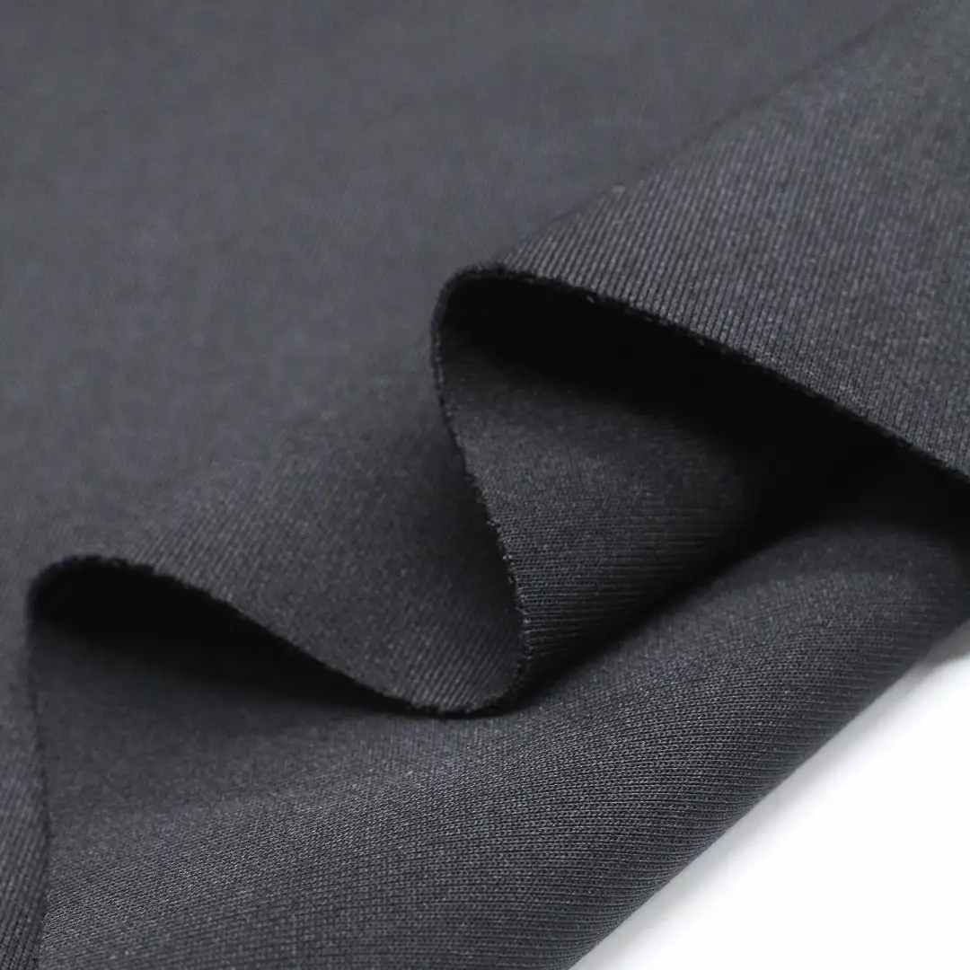 China Fabric for Jackets,Hoodie  ,Sweatshirt Scuba Knit Fabric Polyester Spandex black color buy from China wholesaler bulk order at wholesale price free worldwide shipping Alibaba