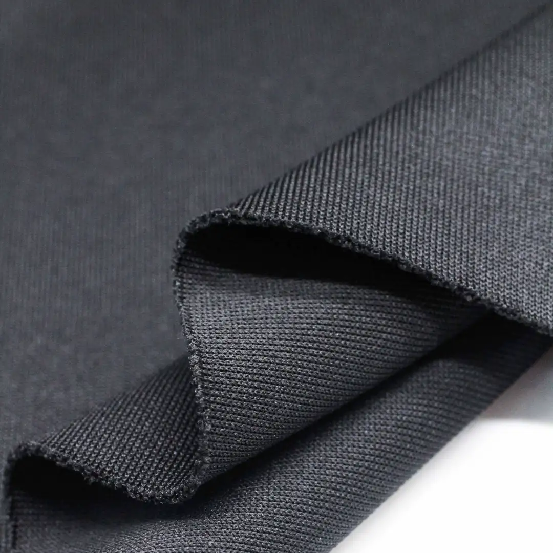 China Fabric for Jackets,Hoodie  ,Sweatshirt Scuba Knit Fabric Polyester Spandex black color buy from China wholesaler bulk order at wholesale price free worldwide shipping Alibaba