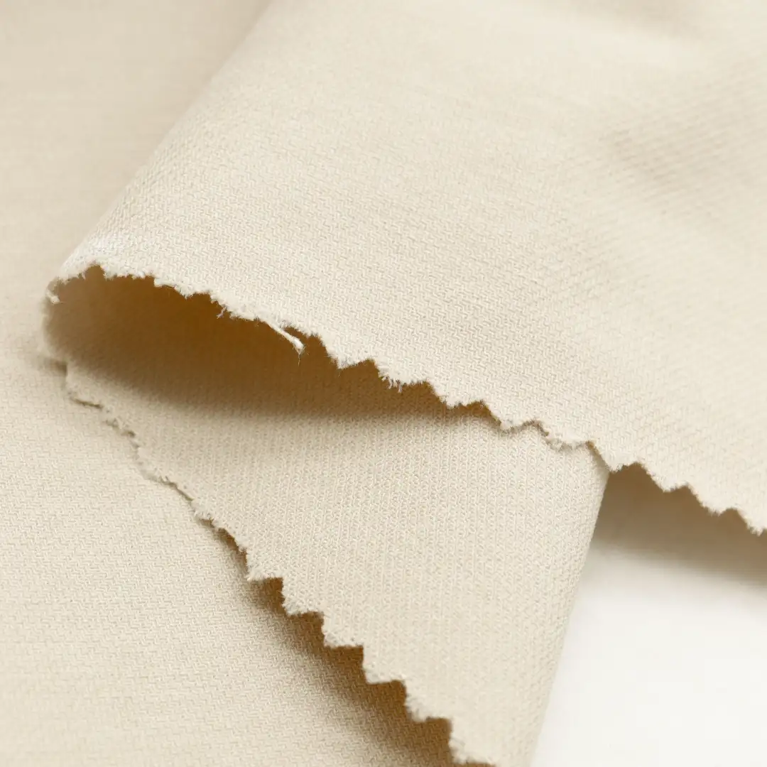 China Fabric for Blazer,Suit Twill Synthetic Woven Fabric Rayon Nylon Spandex Beige color buy from China wholesaler bulk order at wholesale price free worldwide shipping Alibaba