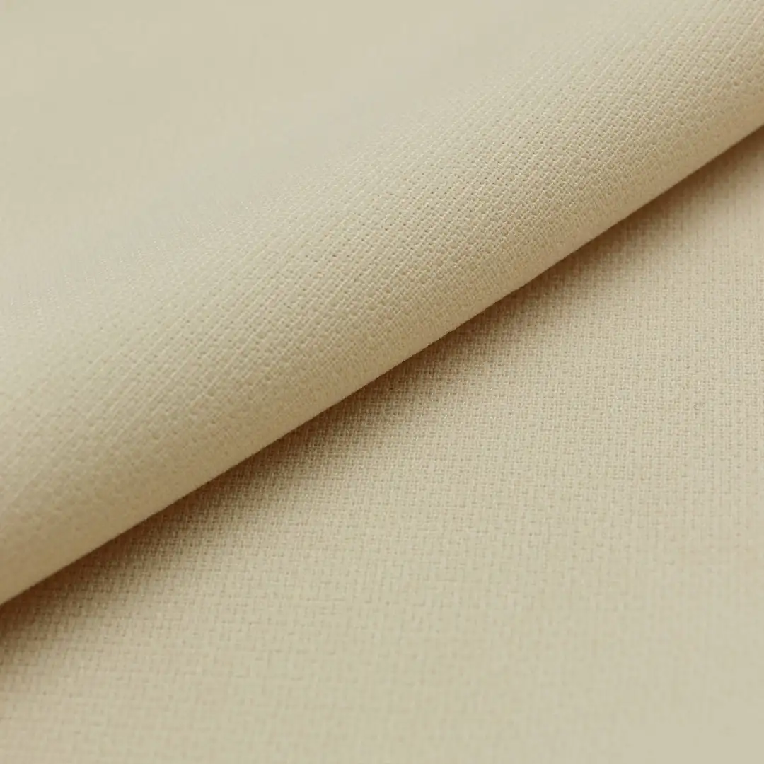China Fabric for Blazer Cotton Plain Natural Woven Fabric Polyester Spandex Beige color buy from China wholesaler bulk order at wholesale price free worldwide shipping Alibaba