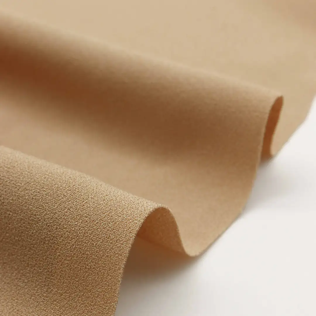 China Fabric for Pants,Blouse Cotton Plain Natural Woven Fabric Acetate Polyester Khaki color buy from China wholesaler bulk order at wholesale price free worldwide shipping Alibaba