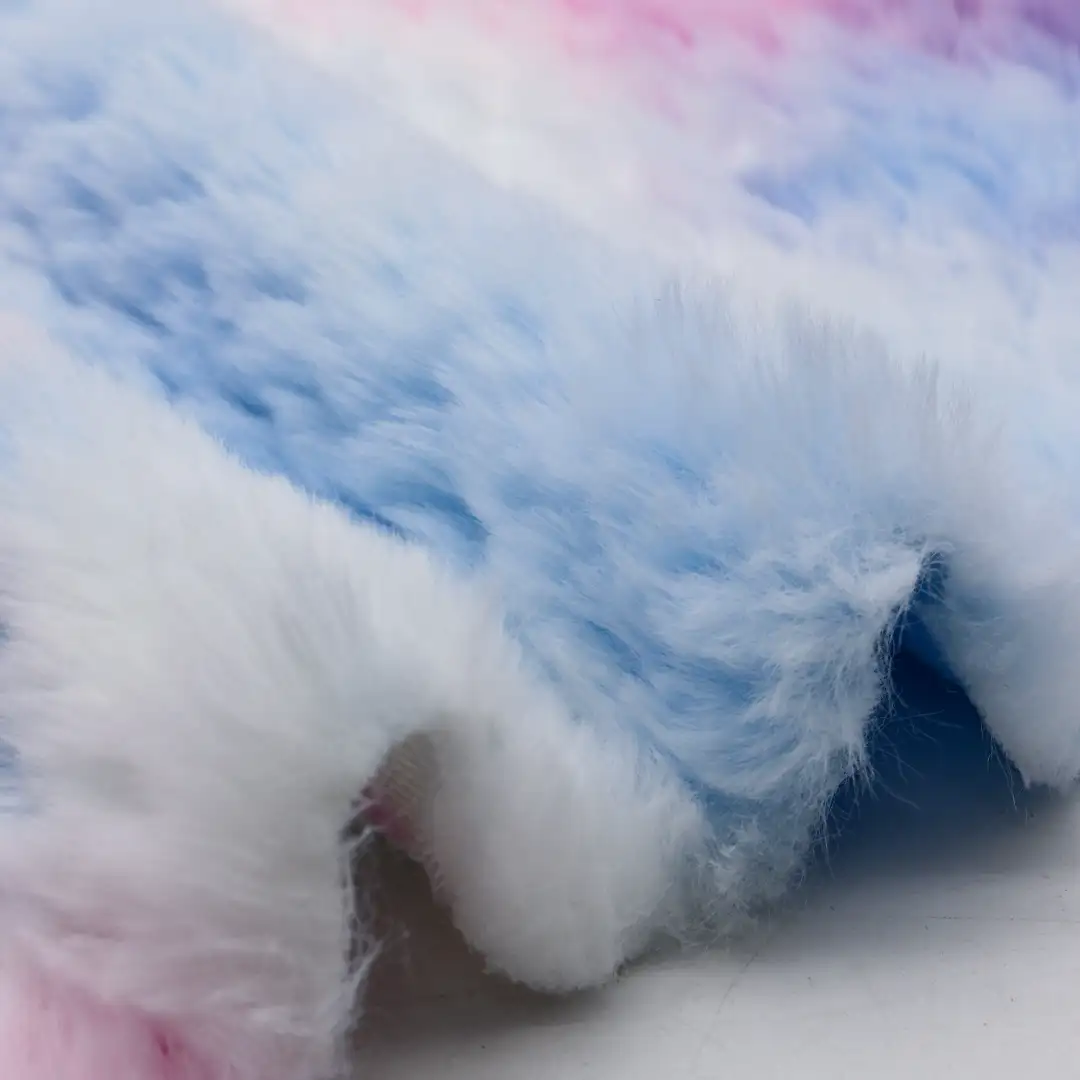 China Fabric for Crop Top Fake Fur Knit Fabric Polyester Colorful color buy from China wholesaler bulk order at wholesale price free worldwide shipping Alibaba