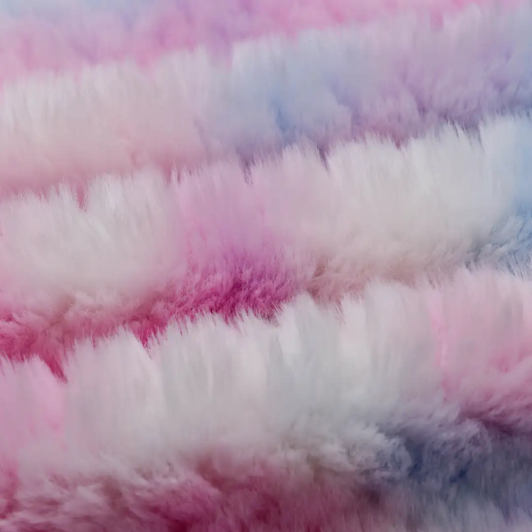 China Fabric for Crop Top Fake Fur Knit Fabric Polyester Colorful color buy from China wholesaler bulk order at wholesale price free worldwide shipping Alibaba